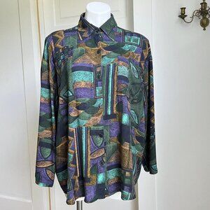 80s Funky Button Down